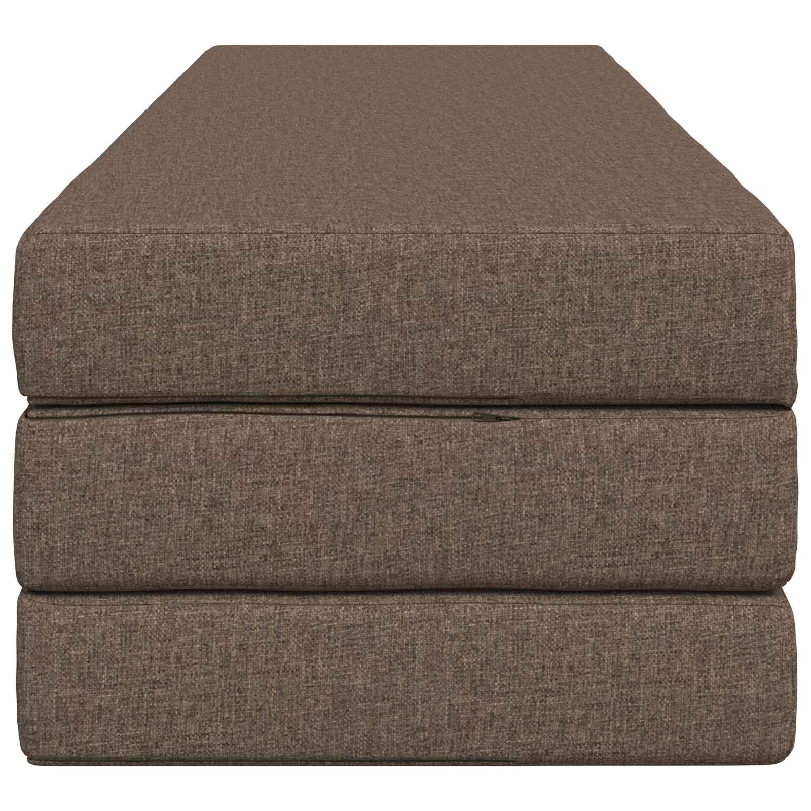 vidaXL Vouwbare Bankbed 180 x 67 x 45 cm Taupe, foto 4