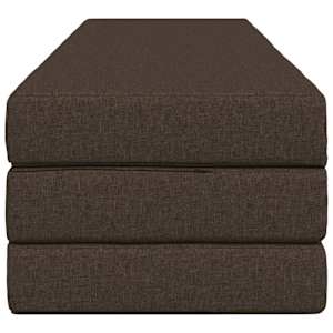 Skládací pohovka postel 180 x 67 x 45 cm Taupe - obrázek 4
