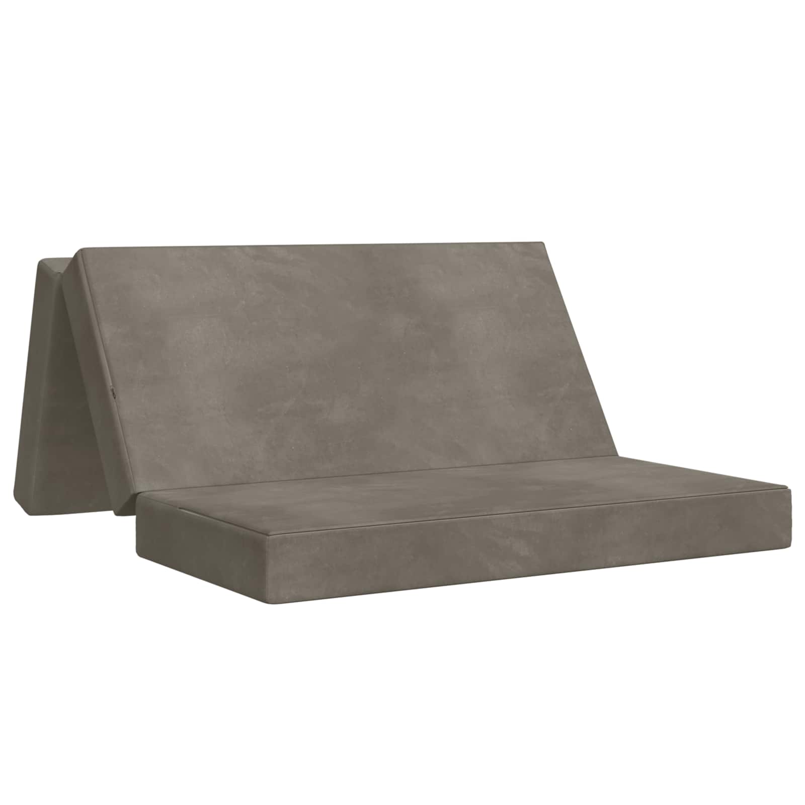 vidaXL Skládací pohovka postel 180 x 67 x 45 cm Světle šedá
