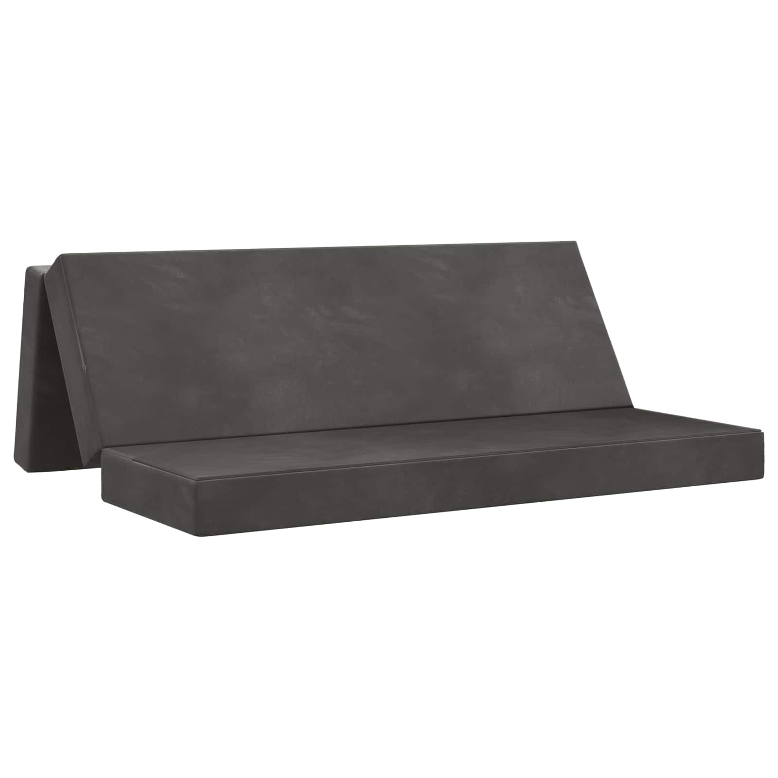 vidaXL Skládací pohovka postel 180 x 67 x 45 cm Tmavě šedá