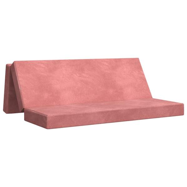 vidaXL Kokkupandav diivanvoodi 180 x 67 x 45 cm Roosa