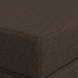 Skládací pohovka postel 200 x 67 x 45 cm Taupe - obrázek 6