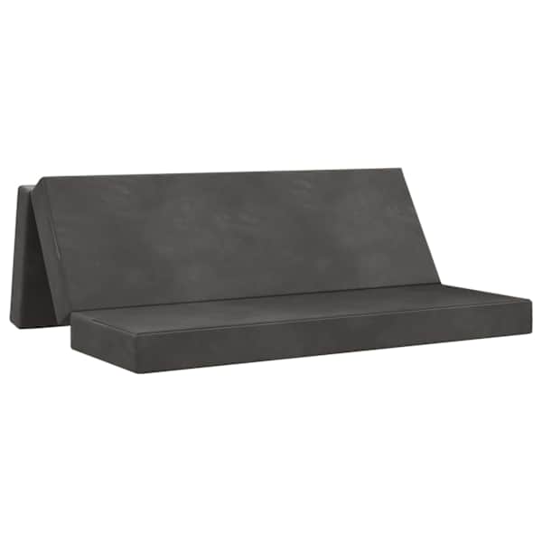 vidaXL Kokkupandav diivanvoodi 200 x 67 x 45 cm Tumehall