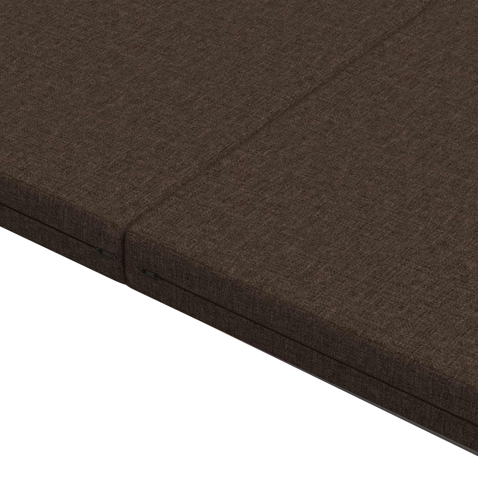 Skládací pohovka postel 140 x 67 x 45 cm Taupe - obrázek 8