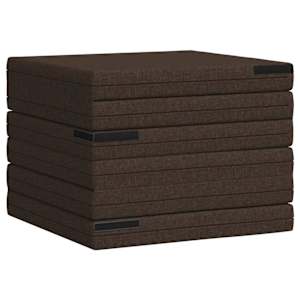 Skládací pohovka postel 140 x 67 x 45 cm Taupe - obrázek 4