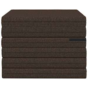 Skládací pohovka postel 140 x 67 x 45 cm Taupe - obrázek 5
