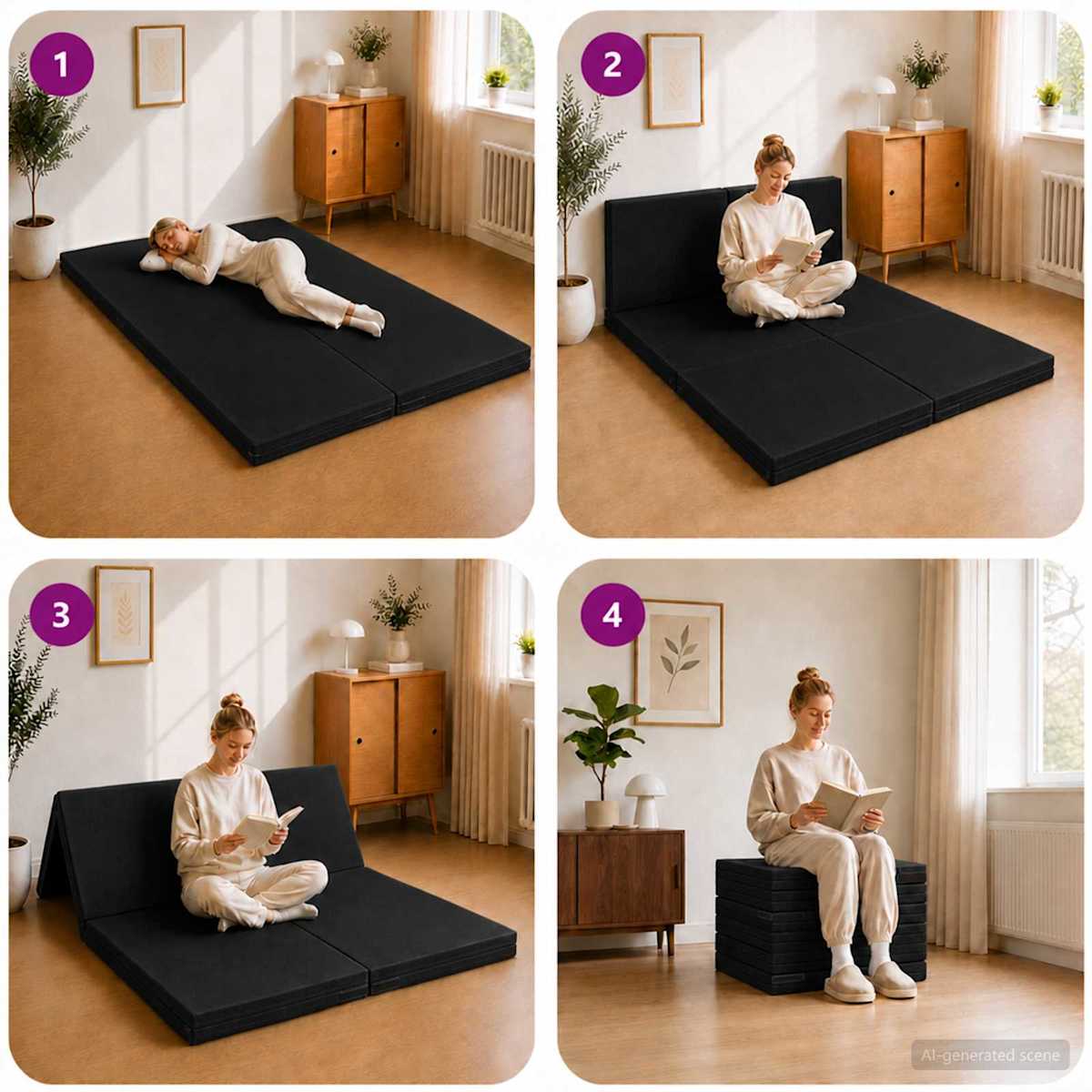 Samlebar Sofa Seng 70 x 67 x 48 cm - Billede 10