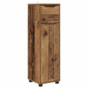 vidaXL Vannitoa kapp Vana puit 30,5 x 30 x 101 cm Tehispuit