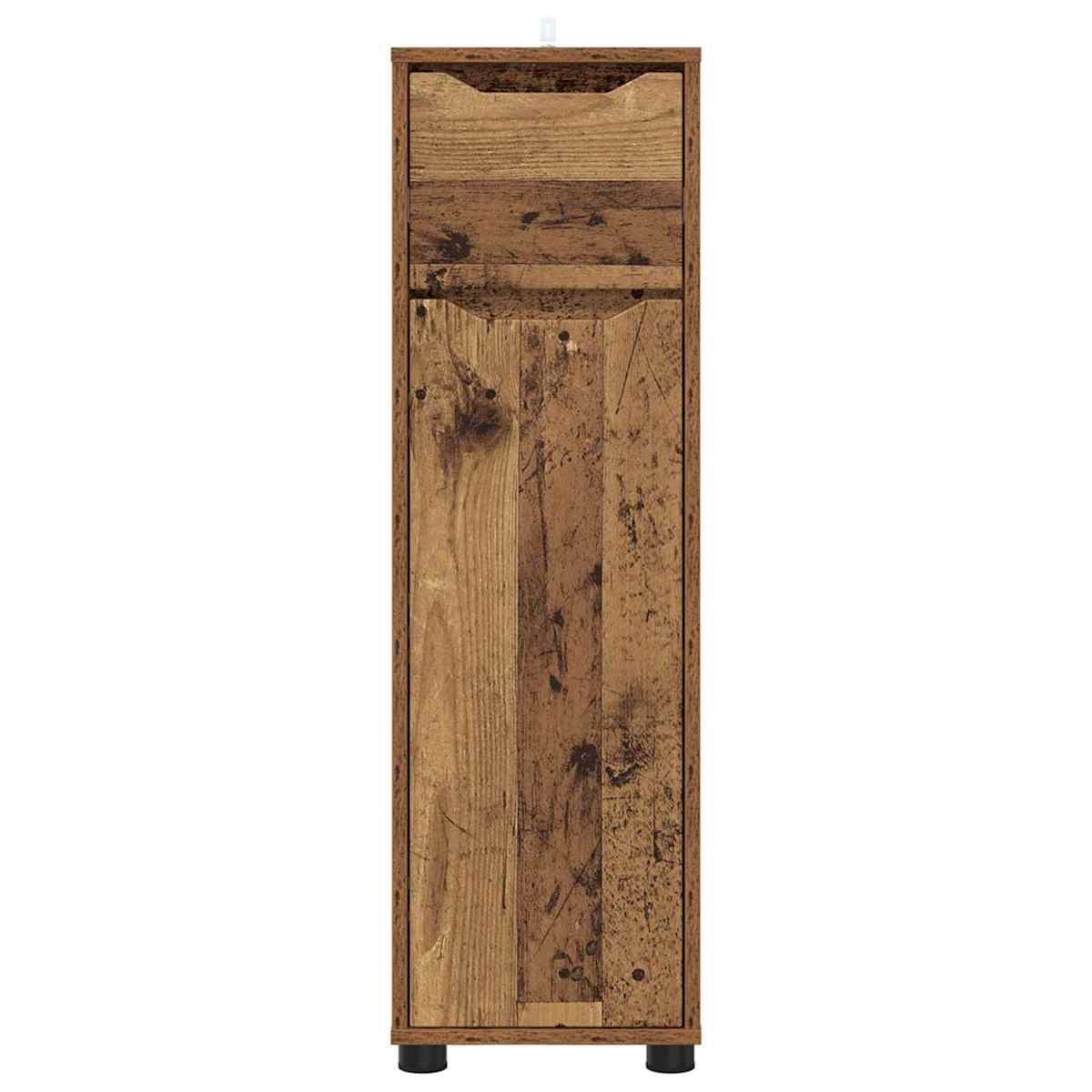 Badeværelsesskab 30,5 x 30 x 101 cm Konstrueret træ - Billede 6