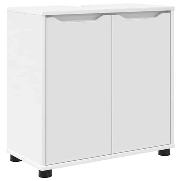 vidaXL Vannitoa valamu kapp Valge 60 x 30 x 60 cm Tehispuit