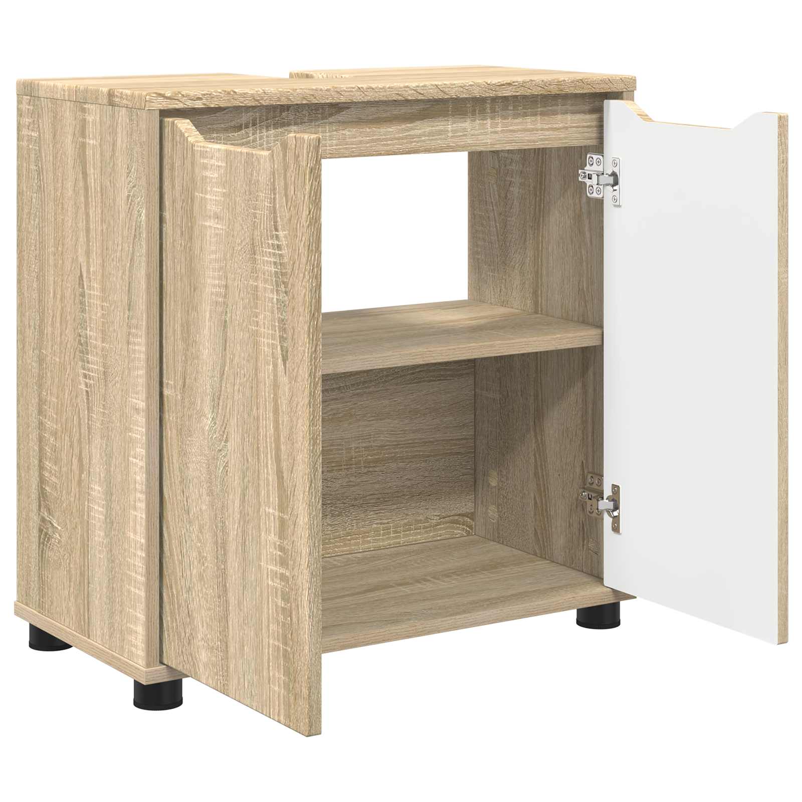 Kabinet za umivalnik v kopalnici Sonoma hrast 60 x 30 x 60 cm - slika 5