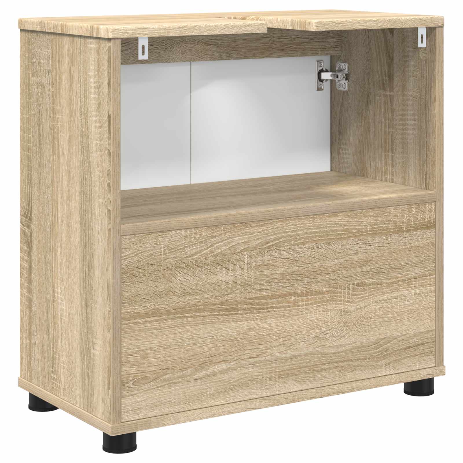 Kabinet za umivalnik v kopalnici Sonoma hrast 60 x 30 x 60 cm - slika 8