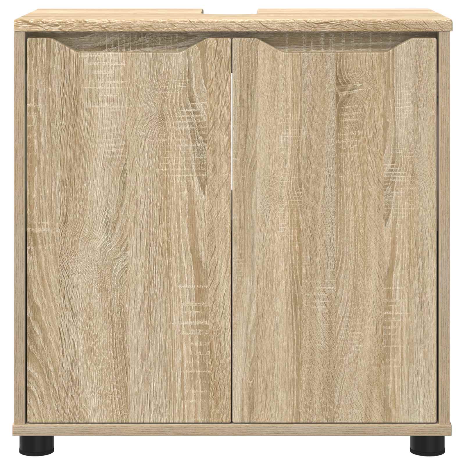 Kabinet za umivalnik v kopalnici Sonoma hrast 60 x 30 x 60 cm - slika 6