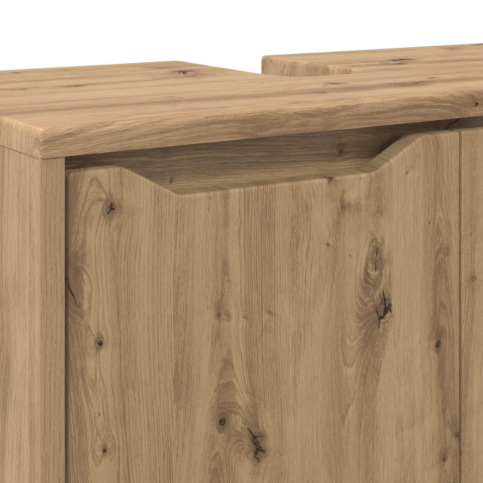 vidaXL Badezimmerwaschbecken-Schrank Artisan-Eiche 60 x 30 x 60 cm – Bild 11