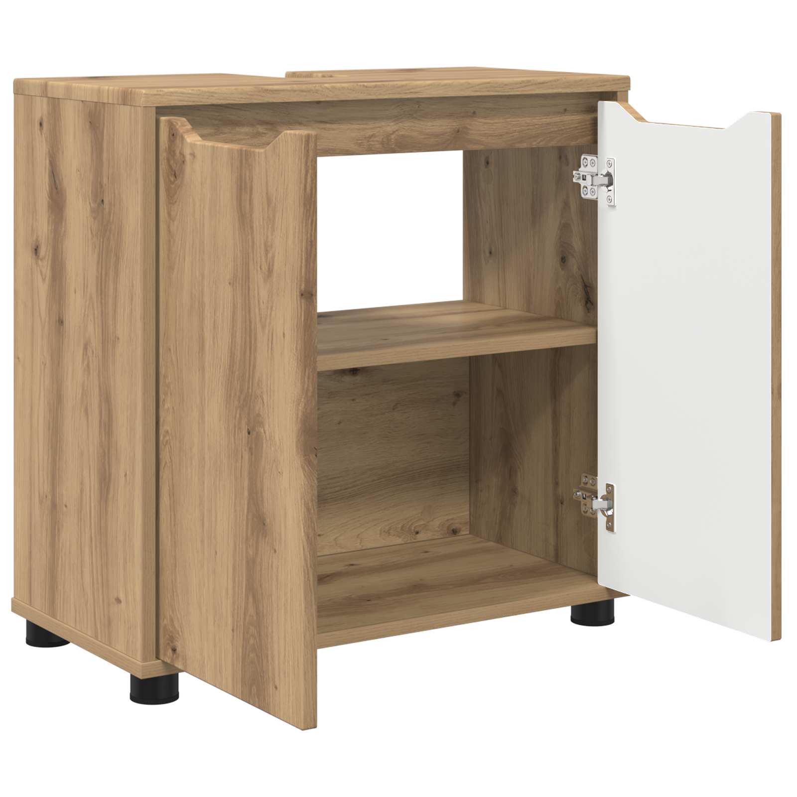 vidaXL Badezimmerwaschbecken-Schrank Artisan-Eiche 60 x 30 x 60 cm – Bild 5