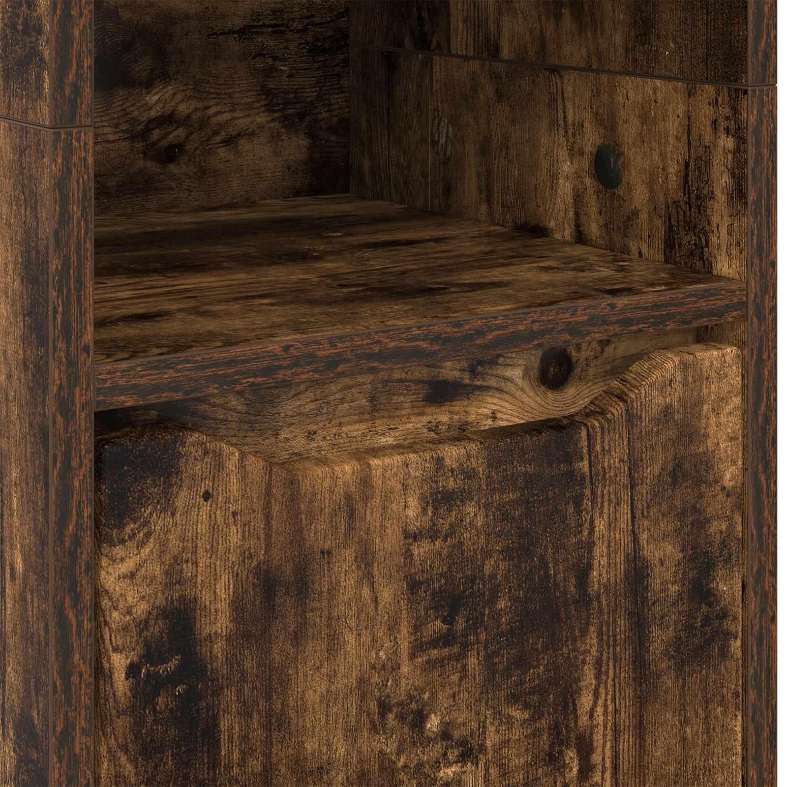 Vannitoa kapp Suitsetatud tamm 30,5 x 30 x 195 cm Tehispuit 10 Kõik vajalik sinu aeda ja koju! Vannitoa kapp Suitsetatud tamm 30,5 x 30 x 195 cm Tehispuit - Image 10