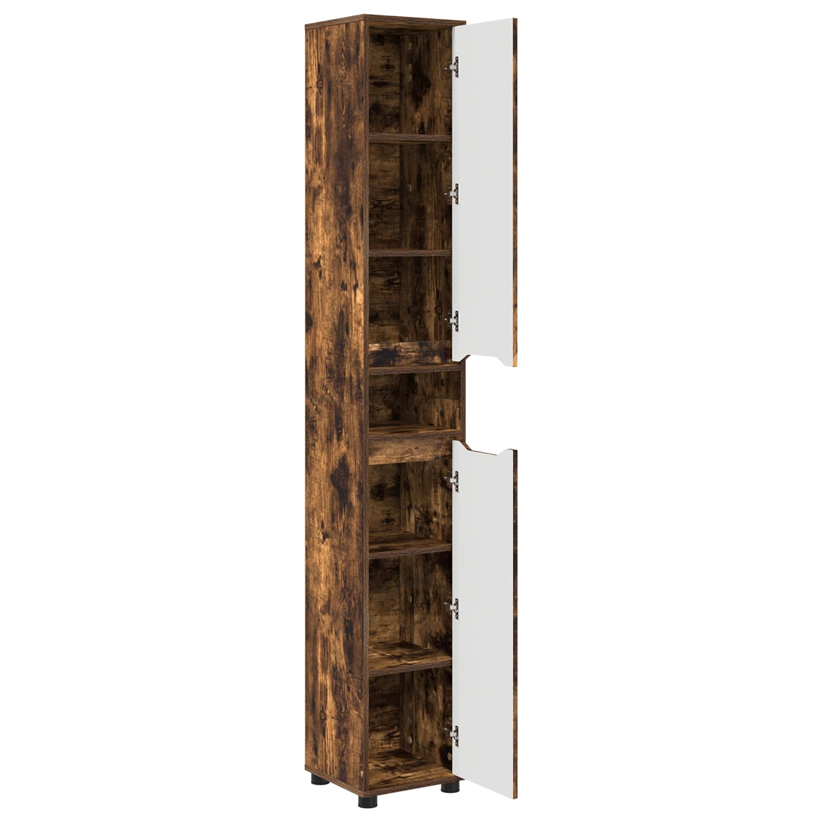 Vannitoa kapp Suitsetatud tamm 30,5 x 30 x 195 cm Tehispuit 5 Kõik vajalik sinu aeda ja koju! Vannitoa kapp Suitsetatud tamm 30,5 x 30 x 195 cm Tehispuit - Image 5