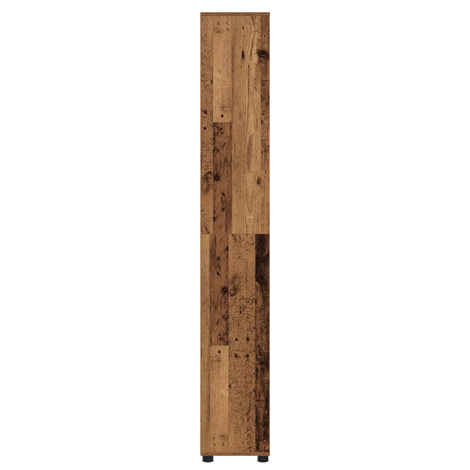 vidaXL Badezimmerschrank Altholz 30,5 x 30 x 195 cm Holzwerkstoff – Bild 7