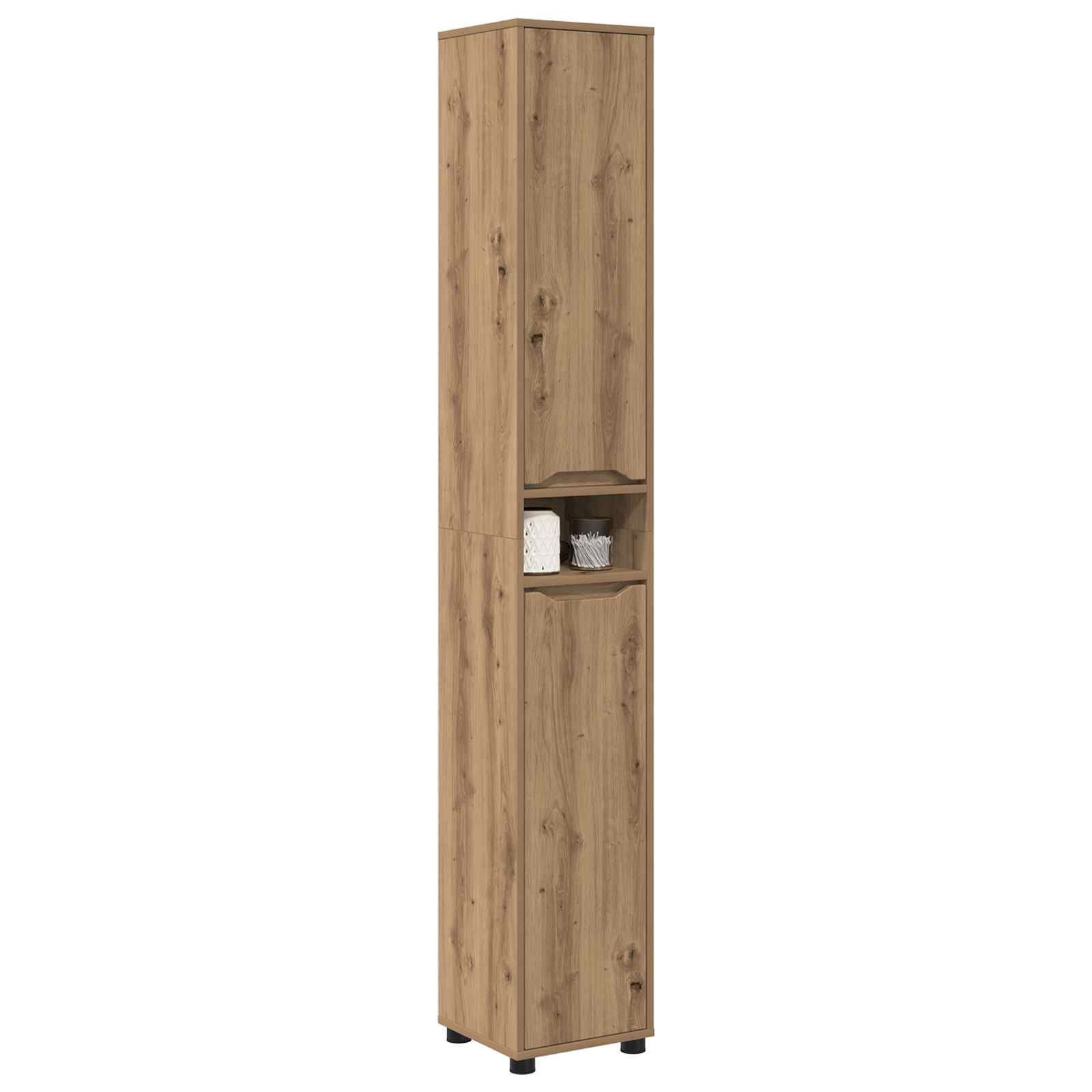 Badkamer Kast Artisan Eiken 30,5 x 30 x 195 cm Bewerkt hout - Afbeelding 3
