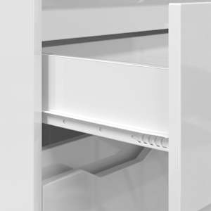 Koupelnová skříň Vysoce lesklá bílá 72,5 x 36,5 x 100 cm - obrázek 10