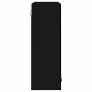 Koupelnová zrcadlová skříň s policí Černá 60 x 20 x 60 cm - obrázek 7