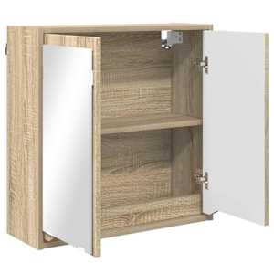 Koupelnová zrcadlová skříň s policí Sonoma dub 60 x 20 x 60 cm - obrázek 5