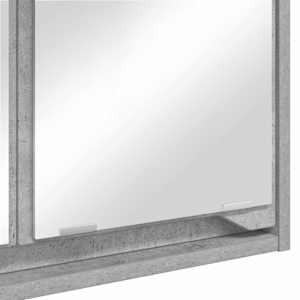 Koupelnová zrcadlová skříň Betonově šedá 60 x 20 x 60 cm - obrázek 11