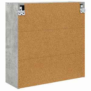 Koupelnová zrcadlová skříň Betonově šedá 60 x 20 x 60 cm - obrázek 8