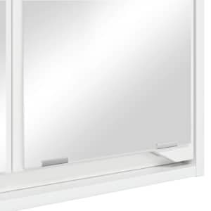 Koupelnová zrcadlová skříň Vysoce lesklá bílá 60 x 20 x 60 cm - obrázek 11