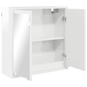 Koupelnová zrcadlová skříň Vysoce lesklá bílá 60 x 20 x 60 cm - obrázek 5