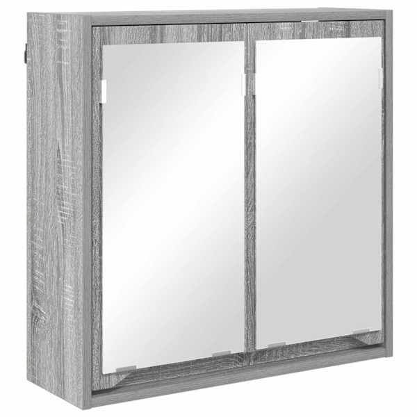 vidaXL Vannitoa peeglikapp Hall Sonoma 60 x 20 x 60 cm Tehispuit