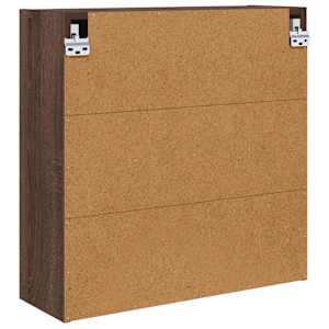 Koupelnová zrcadlová skříň s policí Hnědý dub 60 x 20 x 60 cm - obrázek 8