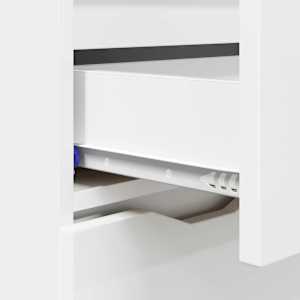 Servírovací skříň Bílá 100 x 30 x 65,6 kompozitní dřevo - obrázek 10