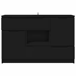 Servírovací skříň Černá 100 x 30 x 65,6 kompozitní dřevo - obrázek 6