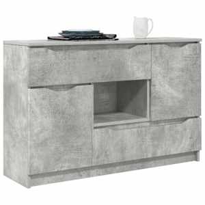 Servírovací skříň se zásuvkou Betonově šedá 100 x 30 x 65,6 - obrázek 3