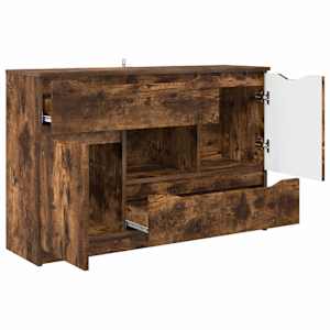 Servírovací skříň Kouřový dub 100 x 30 x 65,6 kompozitní dřevo - obrázek 5