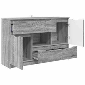 Servírovací skříň Šedá Sonoma 100 x 30 x 65,6 kompozitní dřevo - obrázek 5