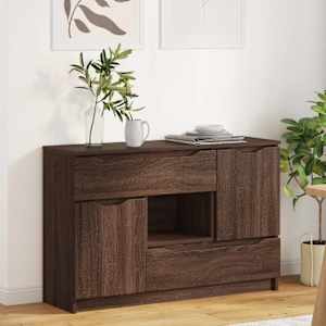 Servírovací skříň Hnědý dub 100 x 30 x 65,6 kompozitní dřevo - obrázek 1