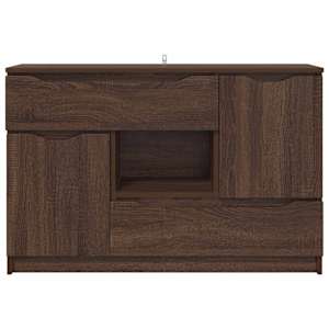 Servírovací skříň Hnědý dub 100 x 30 x 65,6 kompozitní dřevo - obrázek 6