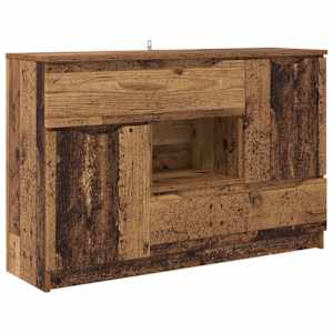 Servírovací skříň Staré dřevo 100 x 30 x 65,6 kompozitní dřevo - obrázek 2