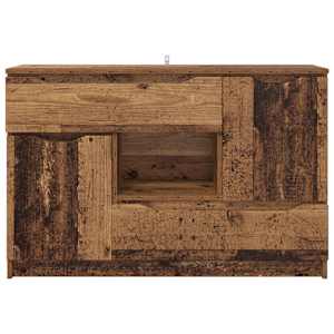 Servírovací skříň Staré dřevo 100 x 30 x 65,6 kompozitní dřevo - obrázek 6