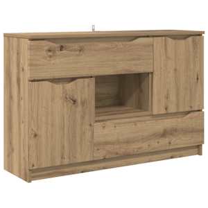 Servírovací skříň Artisanový dub 100 x 30 x 65,6 - obrázek 2
