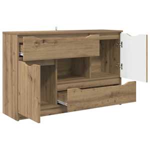 Servírovací skříň Artisanový dub 100 x 30 x 65,6 - obrázek 5