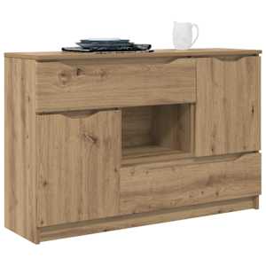 Servírovací skříň Artisanový dub 100 x 30 x 65,6 - obrázek 3