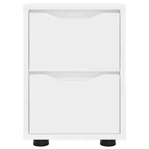 Noční stolky 2 pcs Bílá 30,5 x 30 x 43 cm kompozitní dřevo - obrázek 6