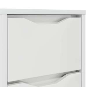 Noční stolky 2 pcs Vysoce lesklá bílá 30,5 x 30 x 43 cm - obrázek 10