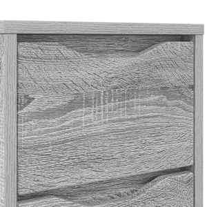 Noční stolek Šedá Sonoma 30,5 x 30 x 43 cm kompozitní dřevo - obrázek 10