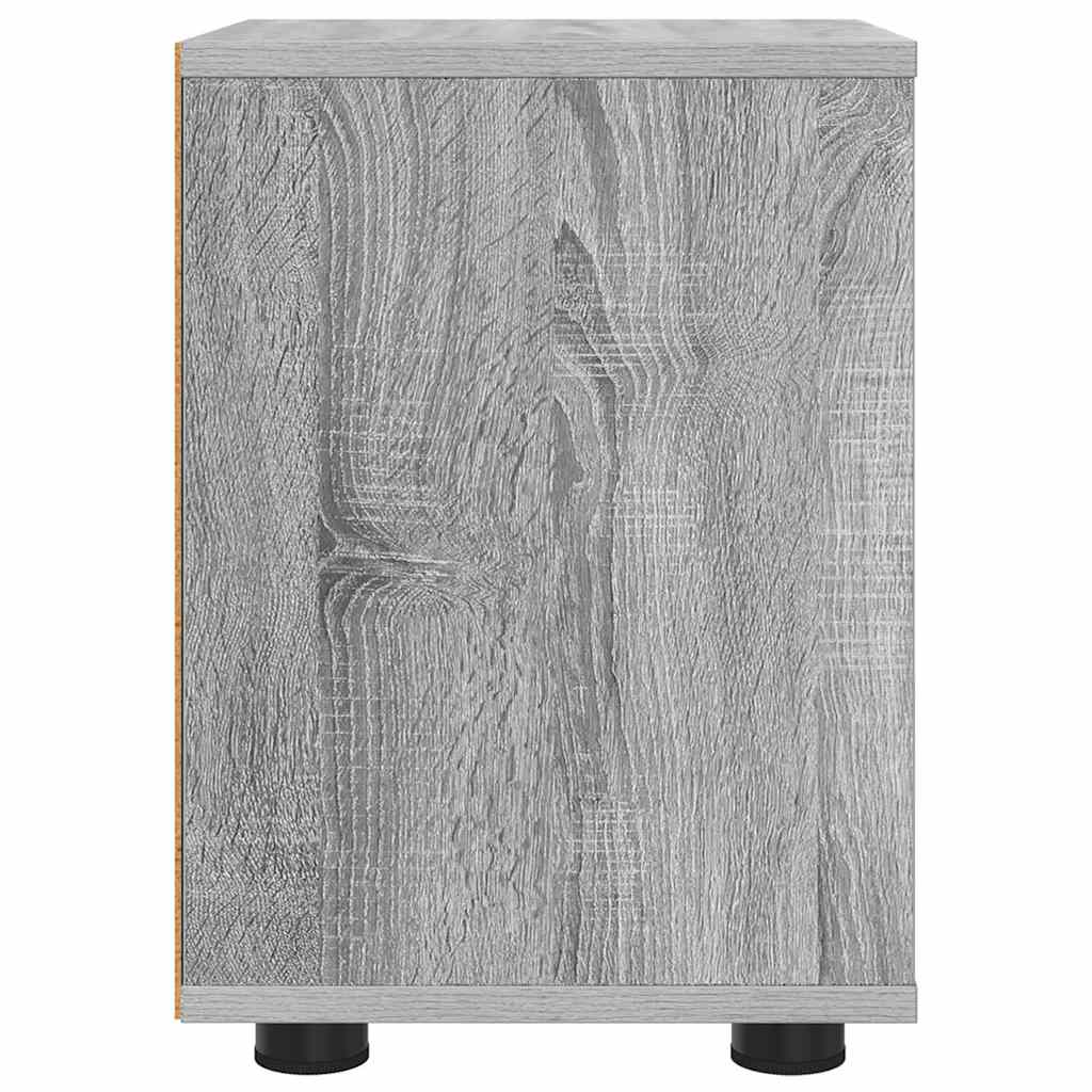 Κομοδίνα με συρτάρι 2 pcs Γκρίζο Σονομα 30,5 x 30 x 43 εκ - Image 7