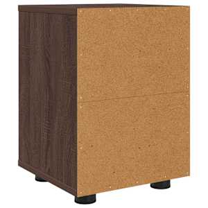 Noční stolky 2 pcs Hnědý dub 30,5 x 30 x 43 cm kompozitní dřevo - obrázek 8