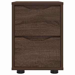 Noční stolky 2 pcs Hnědý dub 30,5 x 30 x 43 cm kompozitní dřevo - obrázek 6